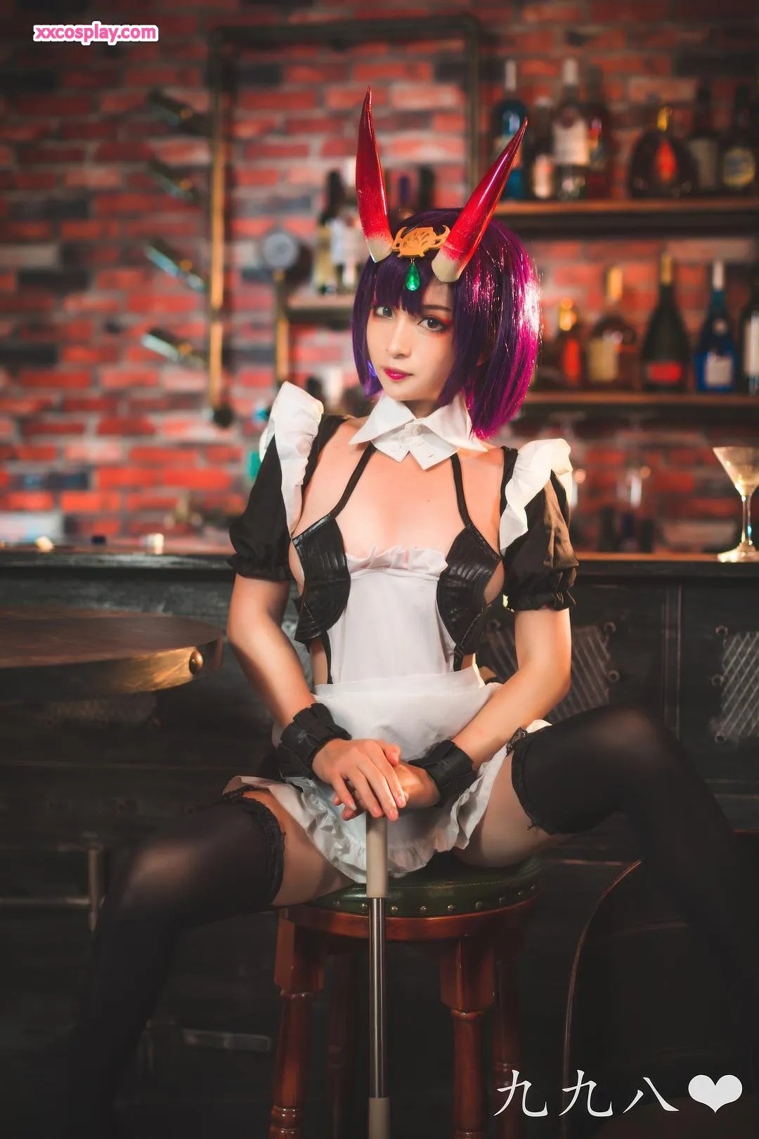 Jiujiubaa as Shuten Douji Maid - FGO Cosplay